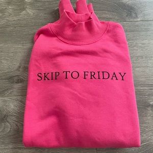 Adorable hot pink soft long sleeve shirt from Zara